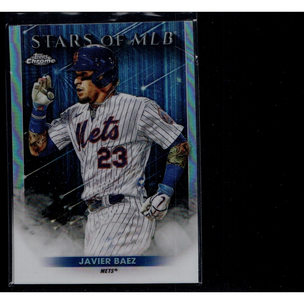 2022 Topps Stars of MLB SMLB-5 Javier Baez New York Mets Card